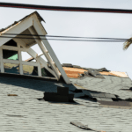 wind damage to roof shingles